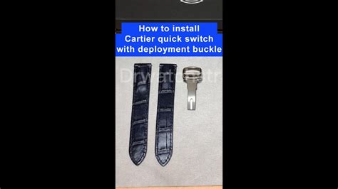 cartier watch buckle installation